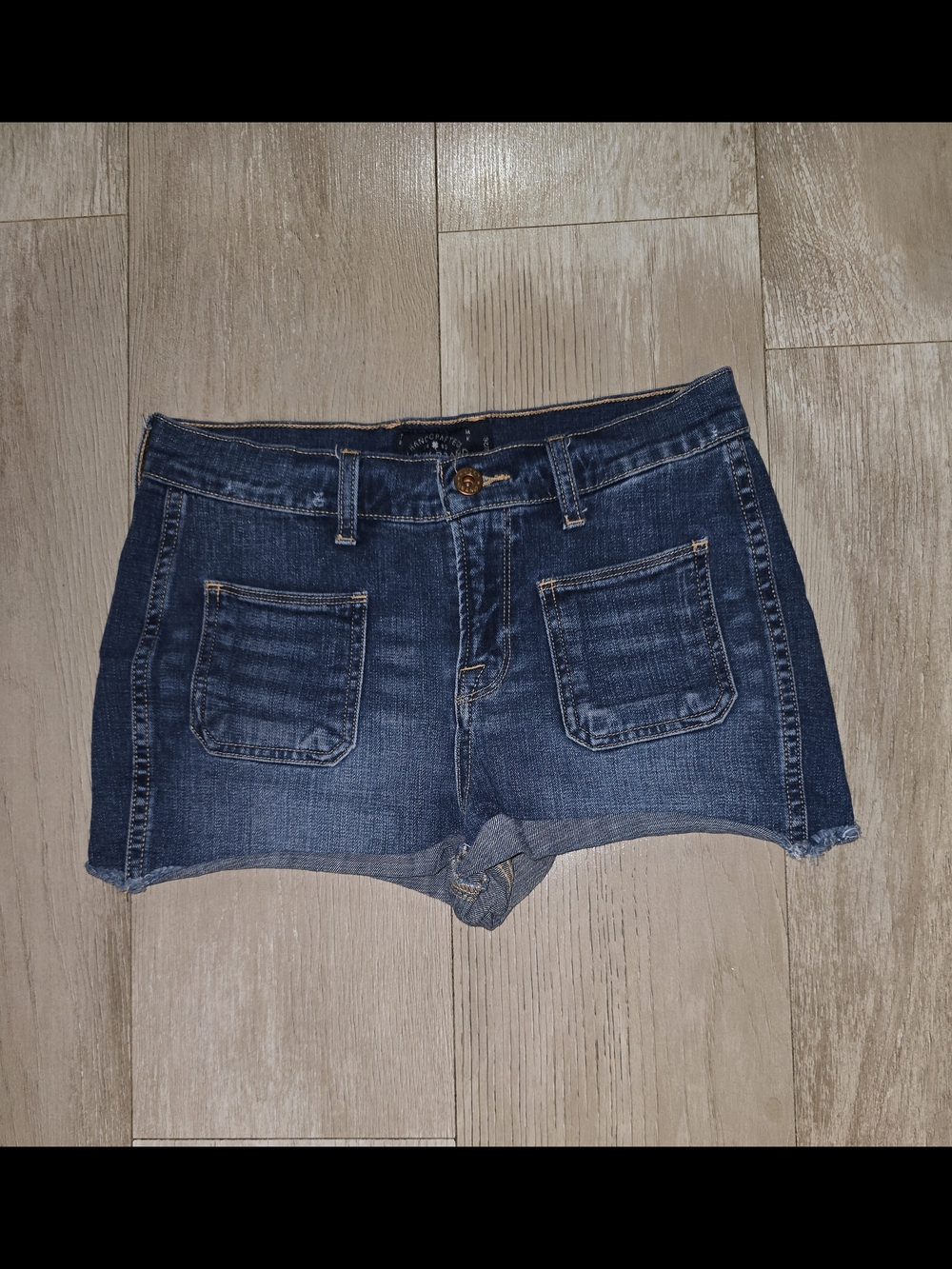 Lucky Brand Indigo Patch-Pocket Denim Shorts